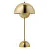 Image de &tradition - Lampe de table FlowerPot - Métal - Acier plaqué laiton - Designer Verner Panton