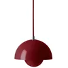 Image de &tradition - Suspension FlowerPot - Rouge - Acier laqué - Designer Verner Panton