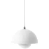 Image de &tradition - Suspension FlowerPot - Blanc - Acier laqué - Designer Verner Panton