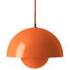 Image de &tradition - Suspension FlowerPot - Orange - Aluminium laqué - Designer Verner Panton