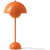 Image de &tradition - Lampe de table FlowerPot - Orange - Acier laqué - Designer Verner Panton