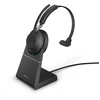 Image de Jabra Evolve2 65 MS Mono Casque sans fil Bluetooth + Dongle USB-A + Station de charge