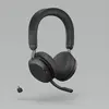 Image de Micro casque Evolve 2 75Jabra MS Stéréo - Sans fil Bluetooth - USB-C - Noir
