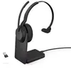 Image de Jabra Evolve2 55 MS Mono Casque sans fil Bluetooth + Dongle USB-A + Station de charge