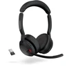 Image de Jabra Evolve2 55 MS Duo Casque sans fil Bluetooth + Dongle USB-A