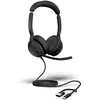 Image de Jabra Evolve2 50 MS Duo Casque filaire USB-C / USB-A + Bluetooth