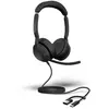 Image de 50 Evolve2 Jabra MS Jabra Duo Casque filaire USB-C / USB-A + Bluetooth