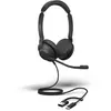 Image de 30 Evolve2 Jabra SE Jabra MS Duo Casque filaire USB-C / USB-A