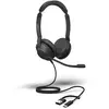 Image de Jabra Evolve2 30 SE UC Duo Casque filaire USB-C / USB-A