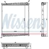 Image de Radiateur, refroidissement moteur NISSENS 6378750