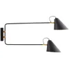 Image de House Doctor - Applique orientable Club - Noir - Fer