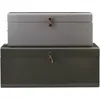 Image de House Doctor - Coffre Metal - Gris - Métal laqué