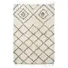 Image de House Doctor, Tapis Kuba, Blanc Noir
