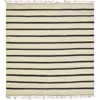 Image de Tapis Sima de House Doctor, Noir, Naturel