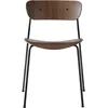 Image de &tradition - Chaise empilable Pavilion - Bois naturel - Placage de noyer - Designer Anderssen & Voll