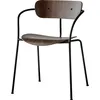 Image de &tradition - Fauteuil empilable Pavilion - Bois naturel - Noyer - Designer Anderssen & Voll