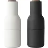 Image de Audo Copenhagen - Ensemble moulins sel & poivre Bottle - Noir - Plastique finition soft touch - Designer Norm Architects
