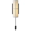 Image de Audo Copenhagen - Applique avec prise Hashira - Beige - Lin - Designer Norm Architects