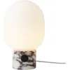 Image de Audo Copenhagen - Lampe de table JWDA - Blanc - Marbre Calacatta Viola - Designer Jonas Wagell