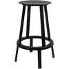 Image de Hay - Tabouret haut pivotant Revolver - Noir - Acier peinture époxy - Designer Leon Ransmeier