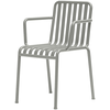Image de Hay - Fauteuil empilable Palissade - Gris - Acier laqué époxy - Designer Ronan & Erwan Bouroullec