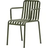 Image de Hay - Fauteuil empilable Palissade - Vert - Acier laqué époxy - Designer Ronan & Erwan Bouroullec