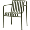 Image de Hay - Fauteuil empilable Palissade - Vert - Acier laqué époxy - Designer Ronan & Erwan Bouroullec