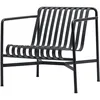 Image de Hay - Fauteuil bas Palissade - Noir - Acier laqué époxy - Designer Ronan & Erwan Bouroullec