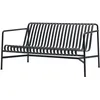 Image de Hay - Banquette extérieure Palissade - Noir - Acier laqué époxy - Designer Ronan & Erwan Bouroullec