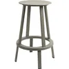 Image de Hay - Tabouret haut pivotant Revolver - Gris - Acier peinture époxy - Designer Leon Ransmeier