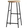 Image de Hay - Tabouret de bar Cornet - Bois naturel - Chêne massif huilé - Designer Jonas Trampedach