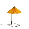 Image de Hay - Lampe de table Matin - Jaune - Coton plissé - Designer Inga Sempé