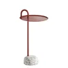 Image de Hay - Table d'appoint Bowler - Rouge - Acier laqué époxy - Designer Shane Schneck