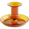 Image de Hay - Bougeoir Flare - Orange - Verre borosilicate teinté
