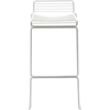 Image de Hay - Tabouret haut empilable Hee - Blanc - Acier laqué - Designer Hee Welling