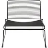 Image de Hay - Fauteuil bas Hee - Noir - Acier laqué - Designer Hee Welling