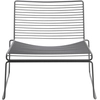 Image de Hay - Fauteuil bas Hee - Gris - Acier laqué - Designer Hee Welling