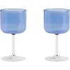 Image de Hay - Verre à vin tint - Bleu - Verre borosilicaté