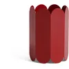 Image de Hay - Vase Arcs - Rouge - Acier inoxydable - Designer Muller Van Severen