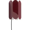 Image de Hay - Applique avec prise Arcs - Rouge - Acier - Designer Muller Van Severen