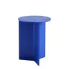 Image de Hay - Table d'appoint Slit - Bleu - Placage de chêne - Designer Hay Studio
