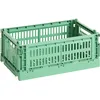 Image de Hay - Panier Colour Crate - Vert - Polypropylène recyclé - Designer Hay Studio