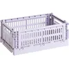 Image de Hay - Panier Colour Crate - Violet - Polypropylène recyclé - Designer Hay Studio