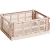 Image de Hay - Panier Colour Crate - Beige - Polypropylène recyclé - Designer Hay Studio