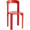 Image de Hay - Chaise empilable Rey - Rouge - Contreplaqué de hêtre - Designer Bruno Rey