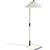 Image de Hay - Lampadaire Matin - Blanc - Acier plaqué laiton - Designer Inga Sempé