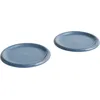Image de Hay - Assiette Barro - Bleu - Grès - Designer Pereira Office
