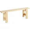 Image de Hay - Banc Weekday - Bois naturel - Pin massif certifié FSC - Designer Fritz Gräber