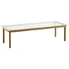 Image de Hay - Table basse Kofi - Bois naturel - Verre trempé cannelé - Designer Martin Solem
