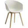 Image de Hay - Fauteuil About a chair - Beige - Polypropylène recyclé - Designer Hee Welling